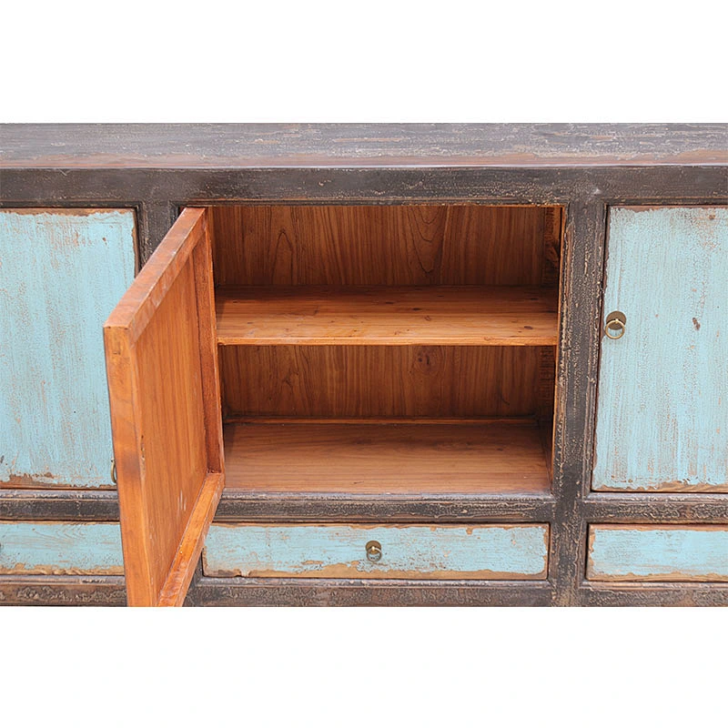 wholesale chinese antique reproduction shabby chic storage buffet living room furniture