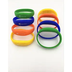 China Wholesale Cheap Bracelet Silicone wrist USB 4GB/8GB Memory Stick With Customized LOGO