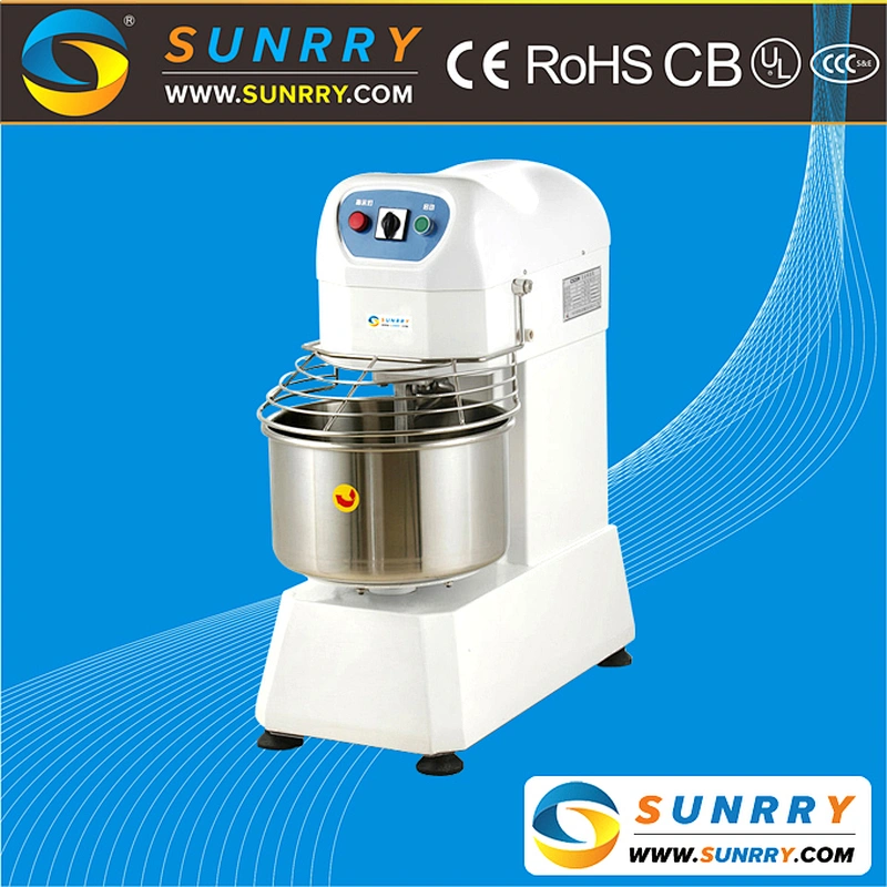 Commercial 12kg 2-movement 2-speed cake beater dough mixer and spiral dough mixer machine with CE