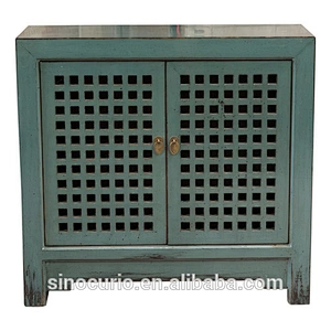 Chinese antique solid wood bathroom vanity cabinet vintage bathroom furniture