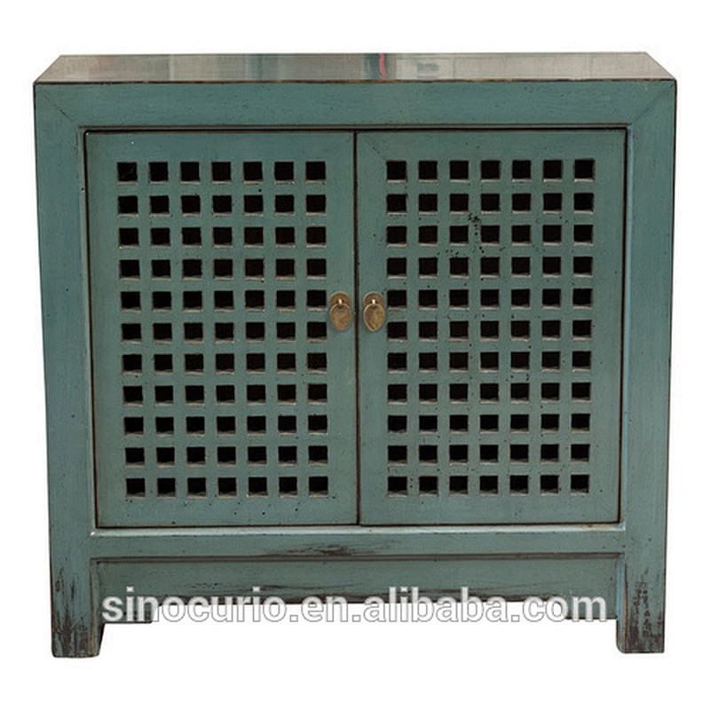 Chinese antique solid wood bathroom vanity cabinet vintage bathroom furniture