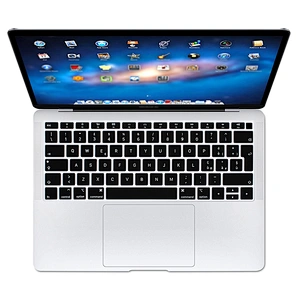 Colorful Waterproof  laptop skin protector custom silicone Italian Language Keyboard Cover Protector for Mac Air 13