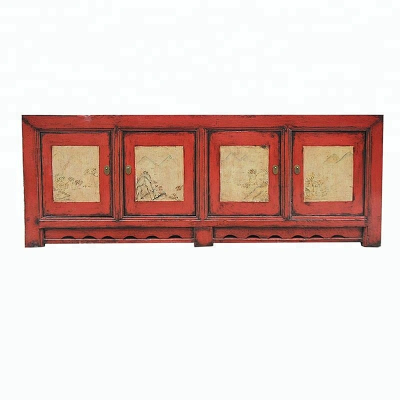 oriental storage painted furniture for stores use