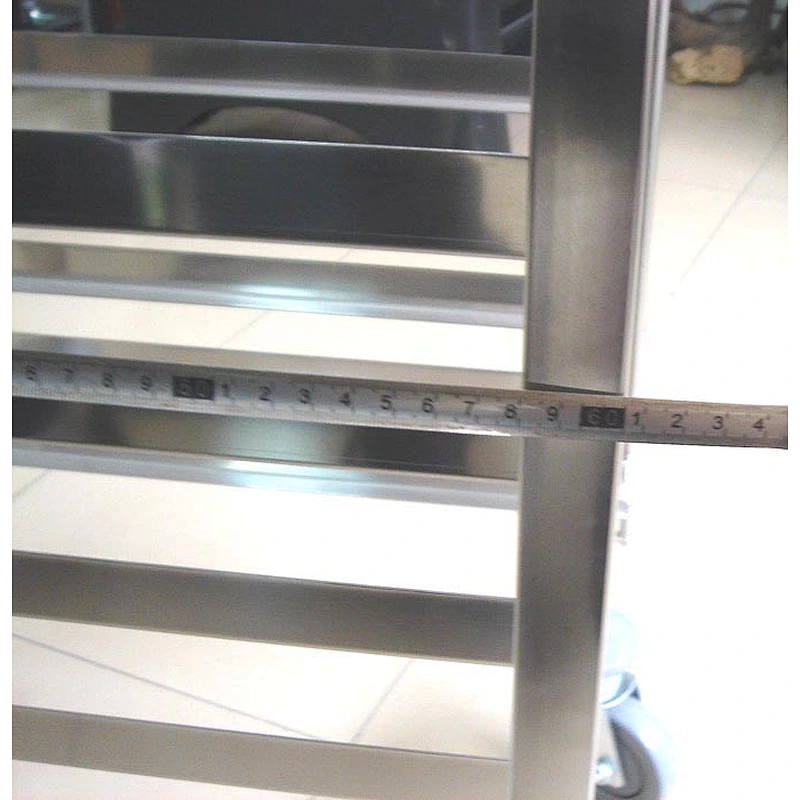 Good Quality Stainless Steel Food Tray Trolley and Hot Food Cooling Rack 15 Layers Bead Display Rack (SY-TR1521 SUNRRY)