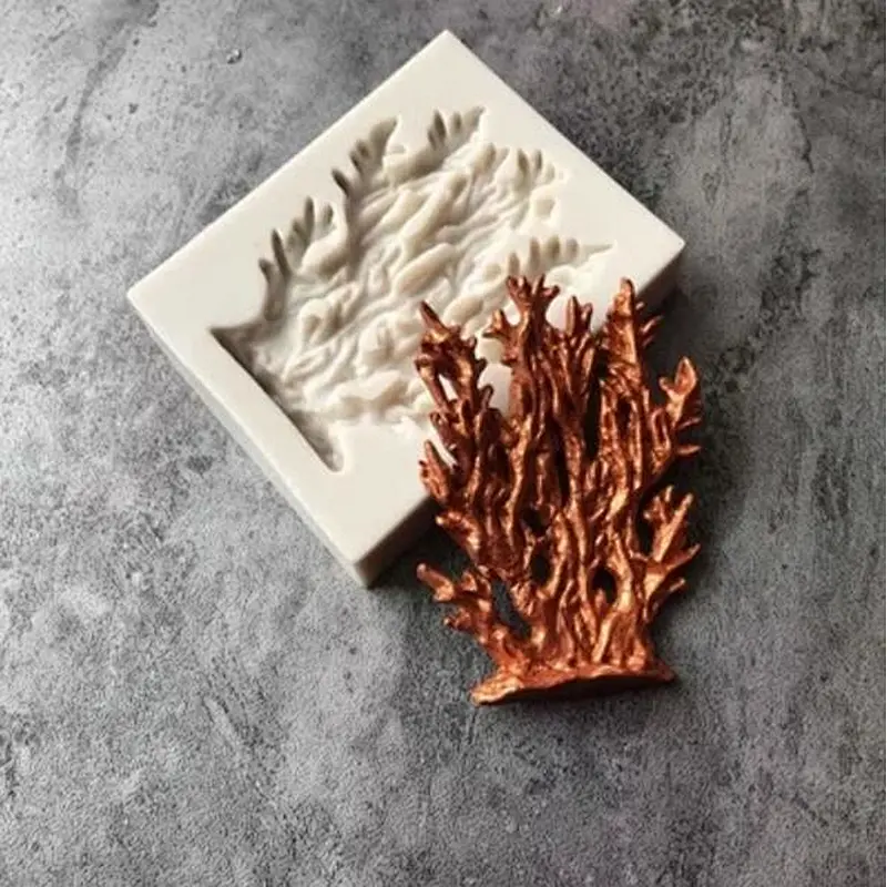 Tree Branch Sea coral for cake decorating tools silicone fondant mold chocolate Silicone mold