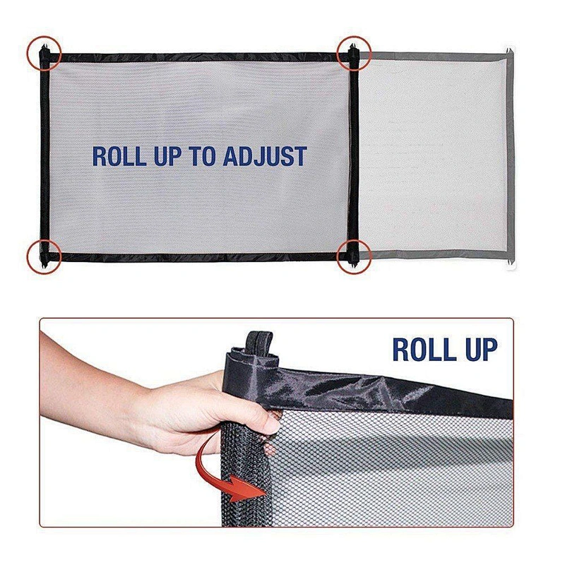 New Mesh Magic Pet Dog Gate Safe Guard And Install Anywhere Pet Safety Enclosure