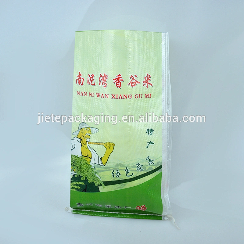 High quality printed pp woven custom printing food, basmati rice flavour bags 40kg