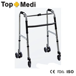 Guangzhou medical equipment folding lightweight aluminum walker for disabled