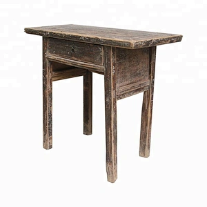 chinese antique vintage rustic furniture, distressed living room table