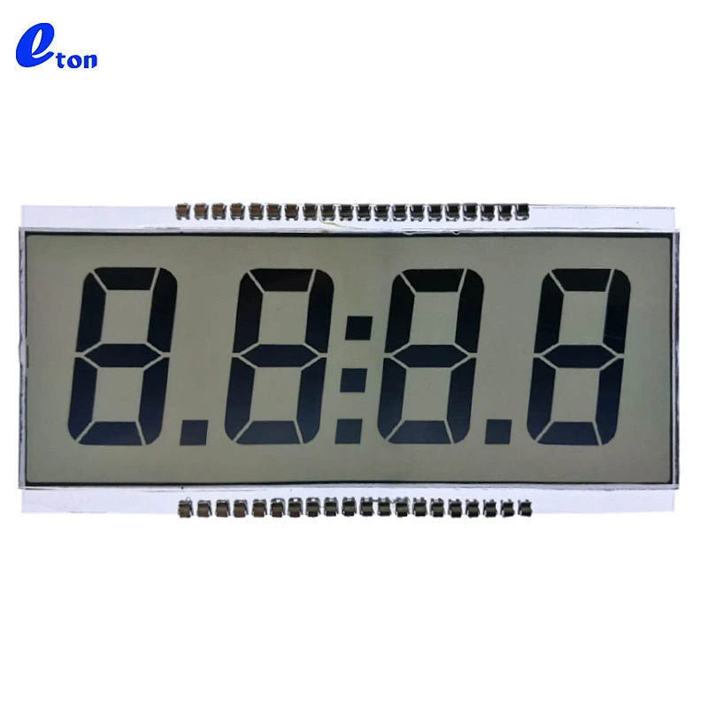 Digital Clock Static Driving 5V 4 Digit 7 Segment LCD