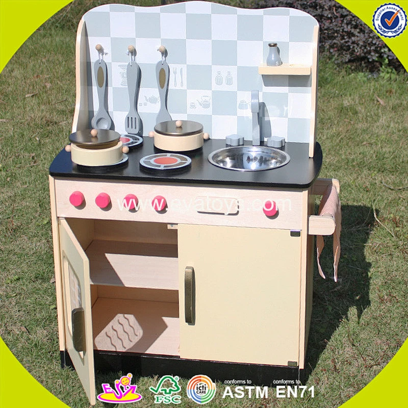 wholesale role play funny wooden toy stove for children W10C170