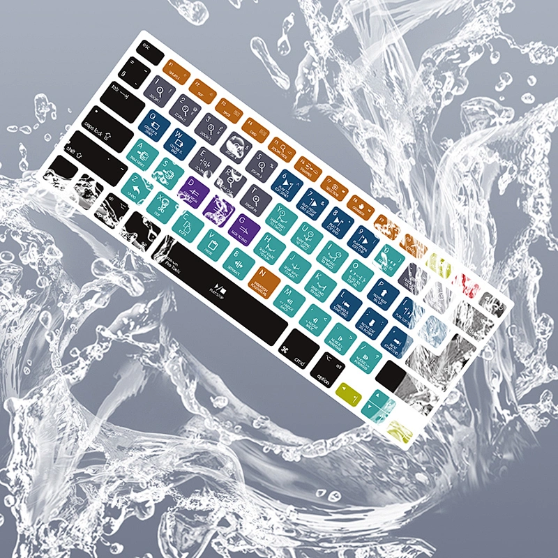 Waterproof Keyboard Protective Film TPU Avid ProTools shortcuts keyboard skin oem hotkeys keyboard covers for Macbook Pro