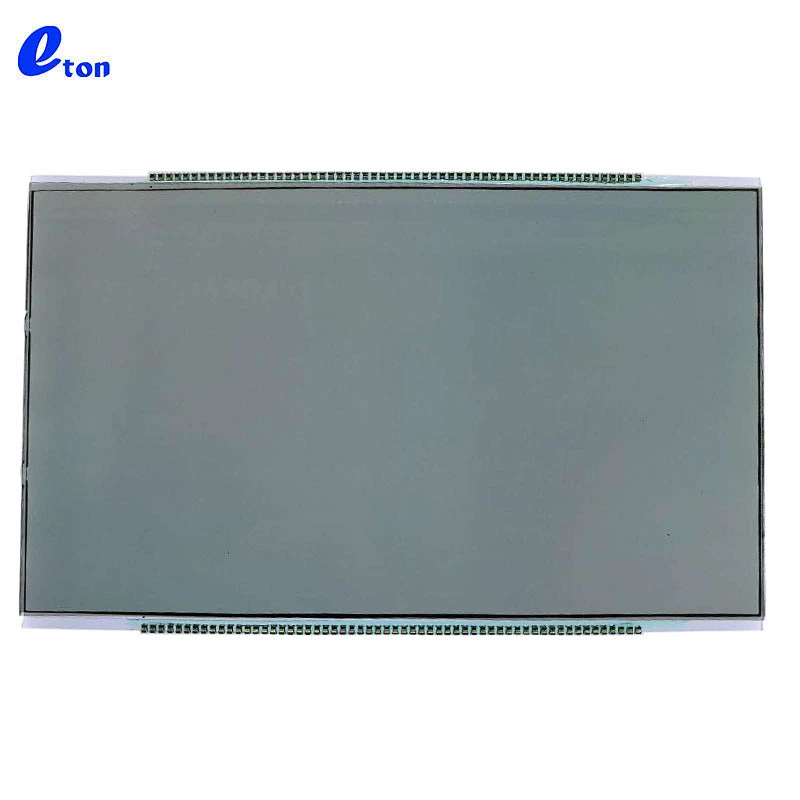 2 line digits lcd custom shaped display