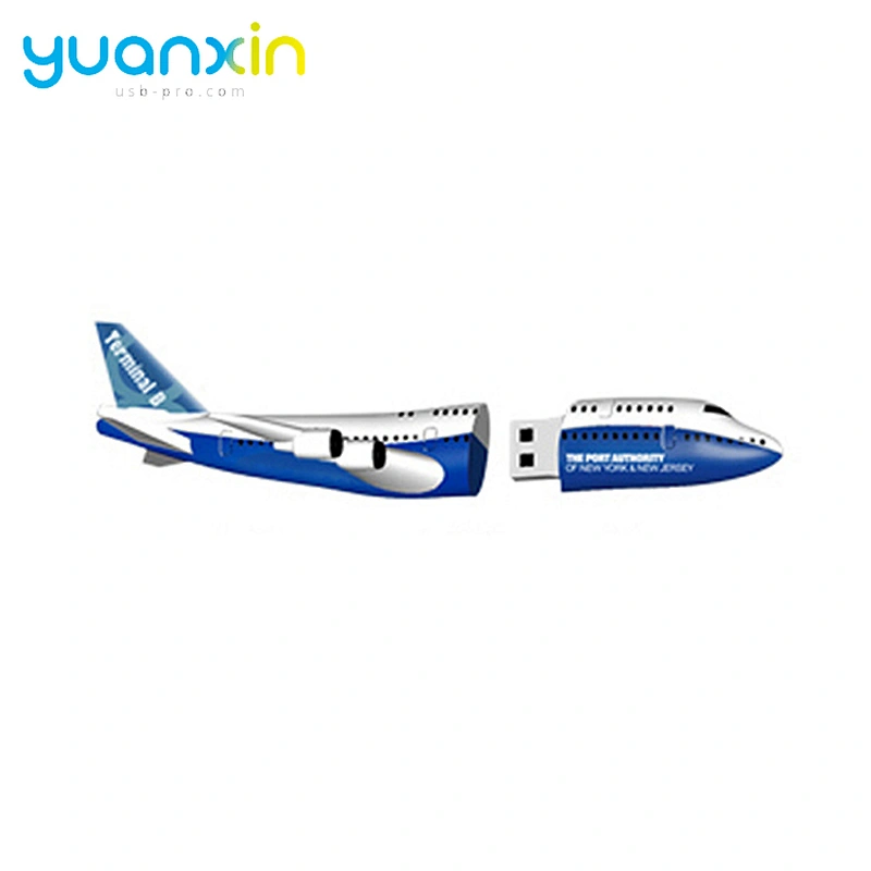 Custom Airplane Usb Stick High Speed Usb Flash Soft Pvc Memory Stick