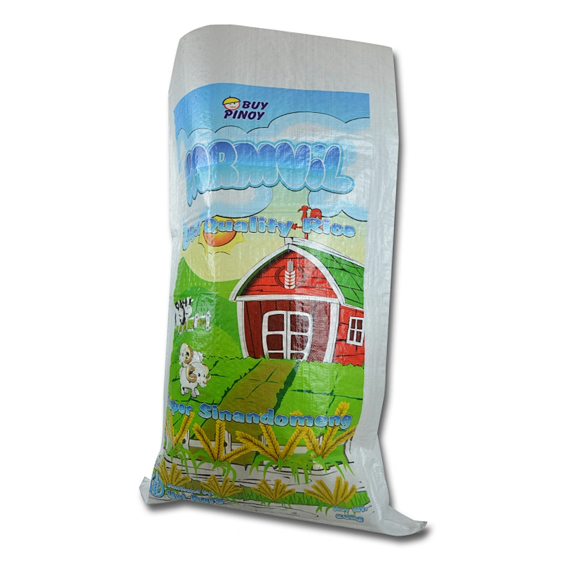 China manufacture woven plastic bag corn seed bag rice bag 25kg