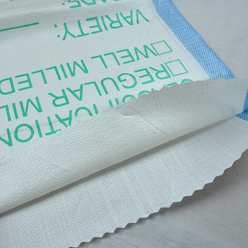 White pp woven bag for packaging sugar 100kg