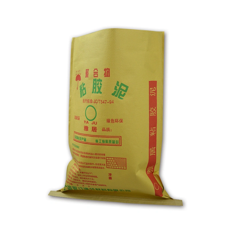 25kg 50kg valve bag, paper laminated pp woven bag for packaging