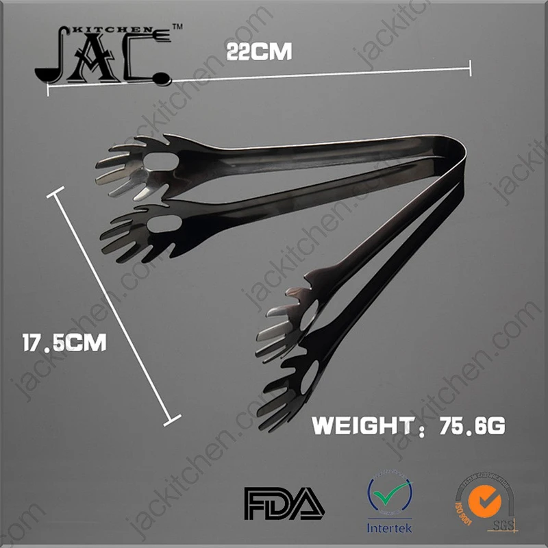New Function of Tongs Stainless Steel Ice Tongs