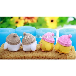 Chicken Silicone mold 3D chickens soap mould candle mould