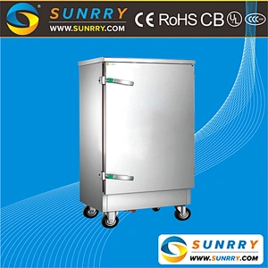 Best Selling Commercial Professional Single Door Stainless Steel Electric Food Steamer with 8 Trays
