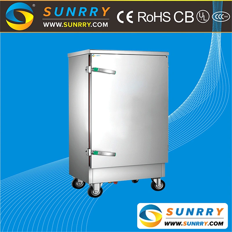 Best Selling Commercial Professional Single Door Stainless Steel Electric Food Steamer with 8 Trays