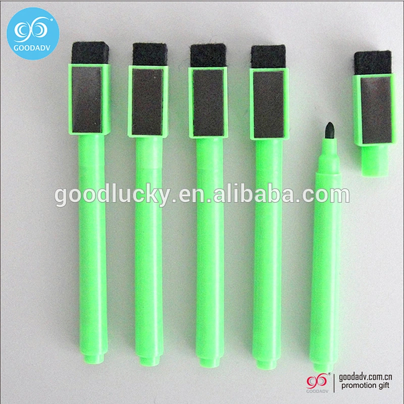 Wholesale black ink dry erase markers bulk felt tip magnetic mini erasable pen
