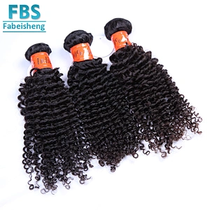 2018 FBS hot selling 100% human hair waving deep curly wholesale
