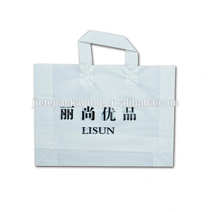 wholesale reusable PE plastic shopping bag with printing