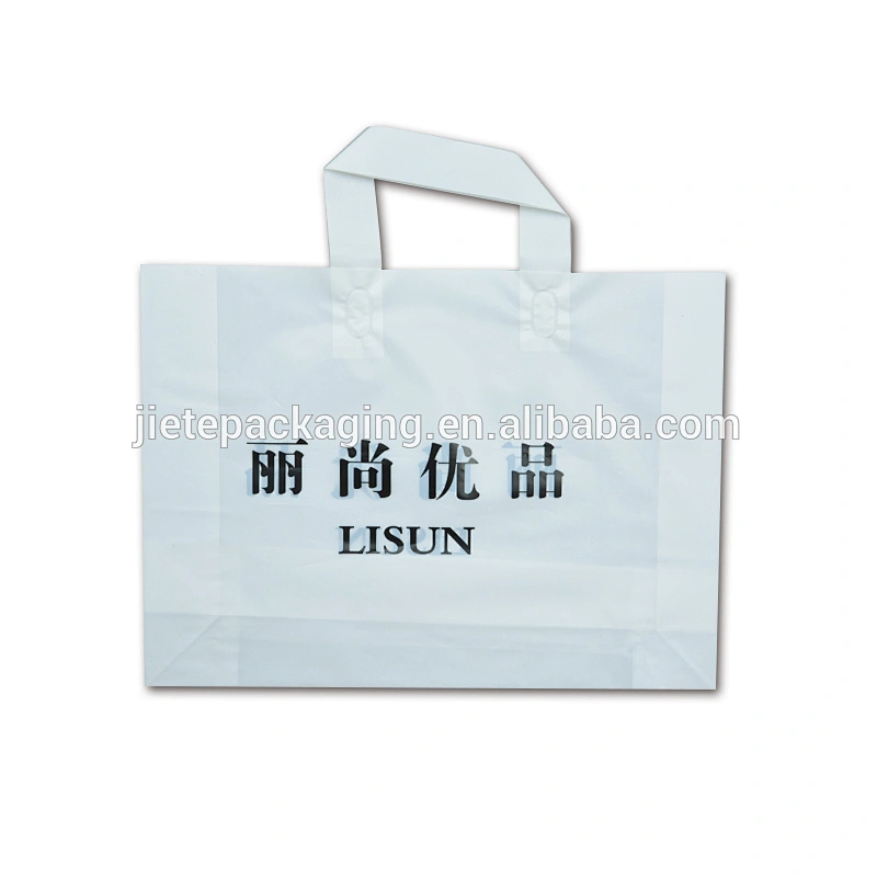 wholesale reusable PE plastic shopping bag with printing