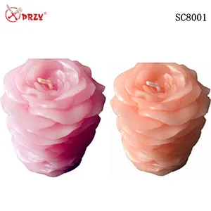 PRZY silicone Soap mould DIY Candle making Molds 3D silicone candle Mold for Cake Decoration