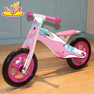 wholesale high quality wooden push along bike for children W16C124