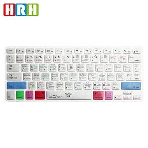 Best Sellers In Alibab Logic Pro X Silicone Shortcuts Keyboard Cover laptop keyboard skin for Macbook Pro Retina 15