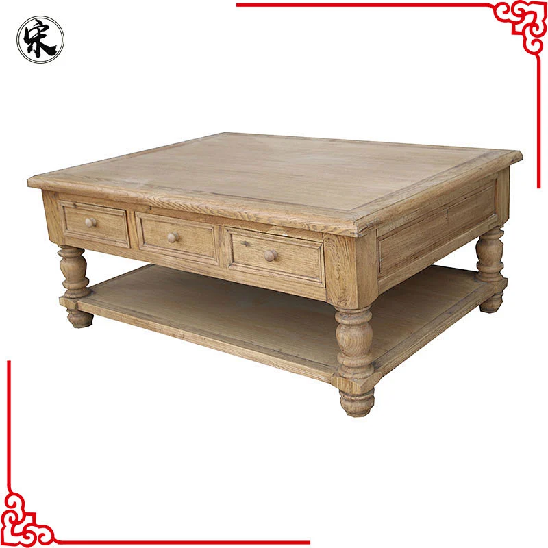 wholesale chinese antique reproduction furniture& handmade wood coffee table