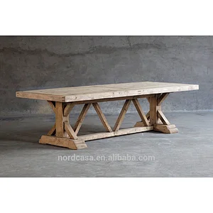 Reclaimed elm dinning table