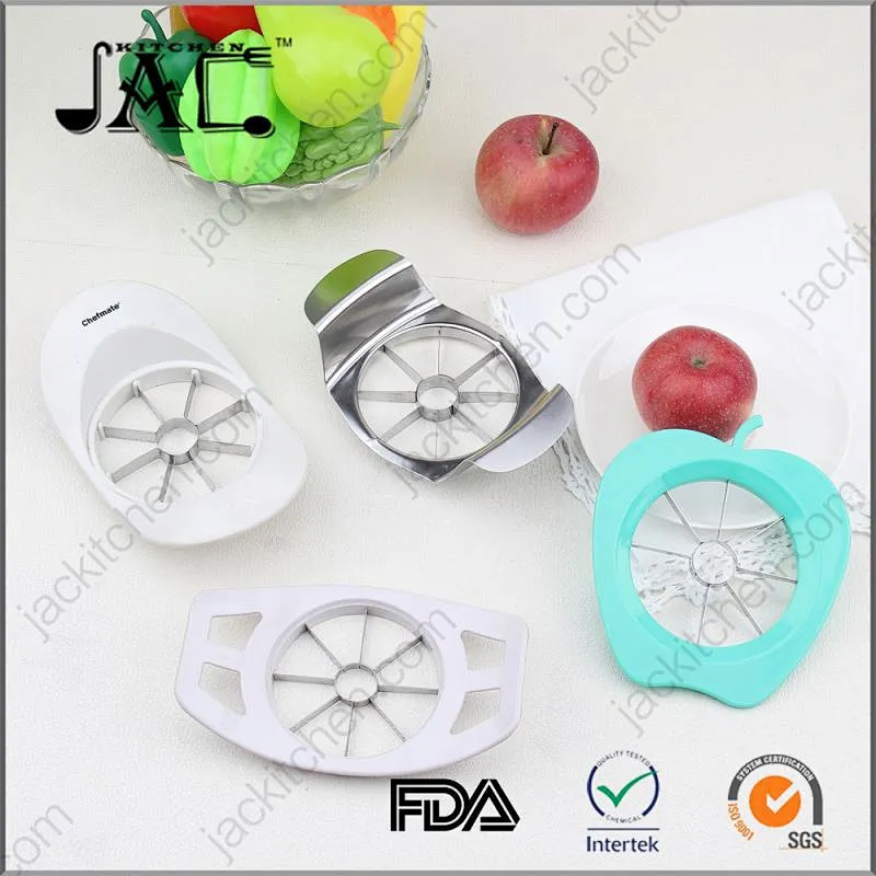 Kitchen Accessories Flexible Stainless Steel Tpr Pp Silicone Rubber High Quality Apple Cutter