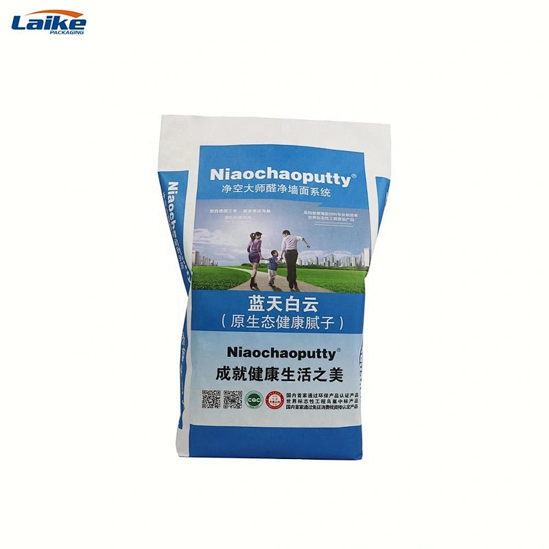 50kg laminated pp woven cement valve bag