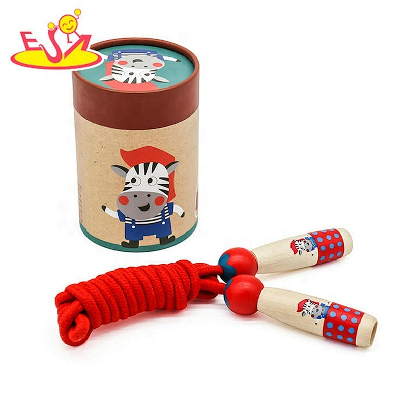 2019 Best quality speed wooden children jump rope for wholesale W01A328