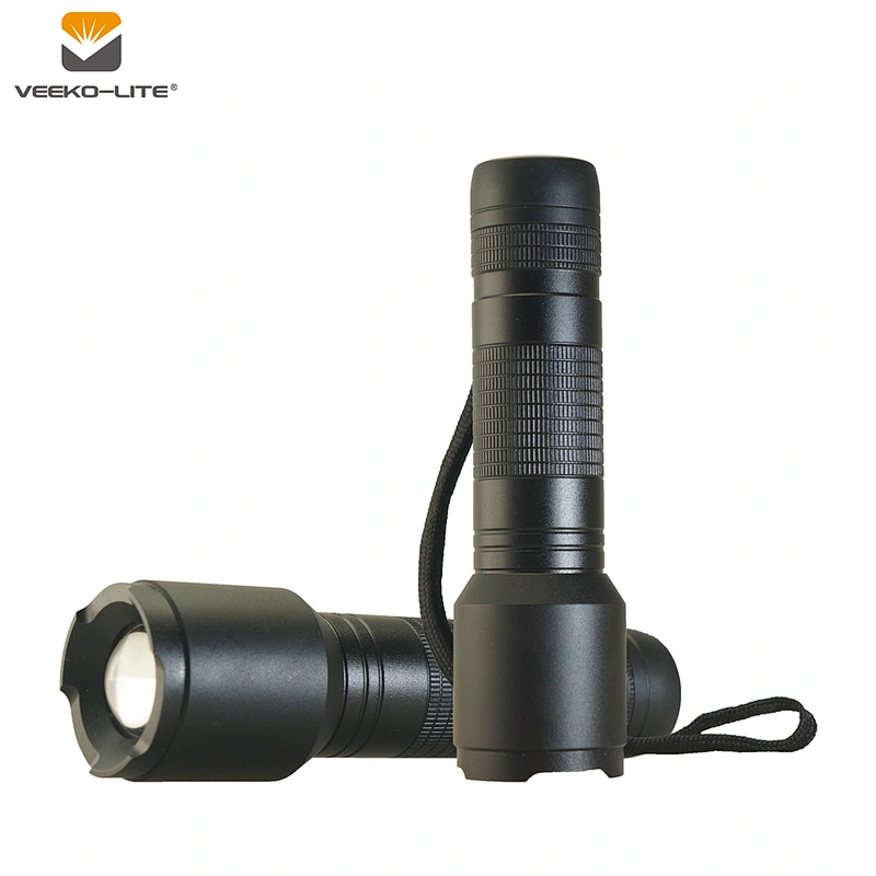 2018 HOT SALE 3AAA BATTERY 300 LUMENS  LED DIMMABLE ALUMINIUM FLASHLIGHT TORCH