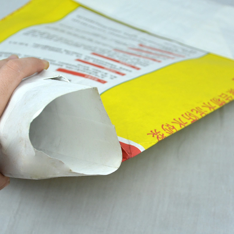 kraft paper valve bag for cement putty powder packing 20kg
