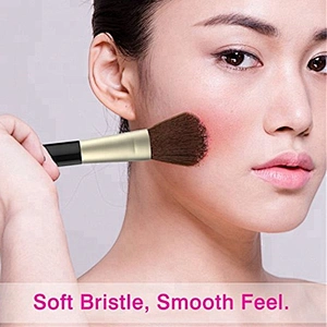 High quality mini portable flat blush brush private label pocket makeup brush