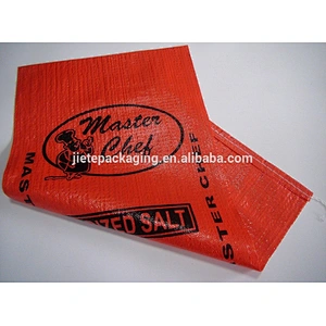 Salt bag PP woven sack for sugar,pepper, 15kg salt packing bag