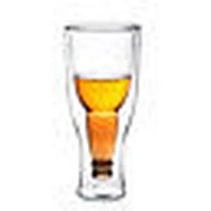 Factory Wholesale Handmade Mouth Blown 360 ML Borosilicate Wine Glass Mug Water Cup for Bar and Home