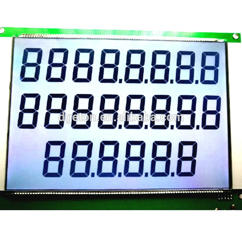 Fuel Dispenser LCD 22 digit segment LCD display module
