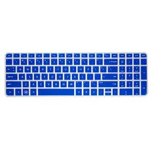 custom silicone keyboard cover keyboard skin for HP New DV6(with number pad)New G6