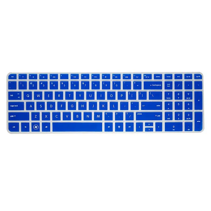 custom silicone keyboard cover keyboard skin for HP New DV6(with number pad)New G6