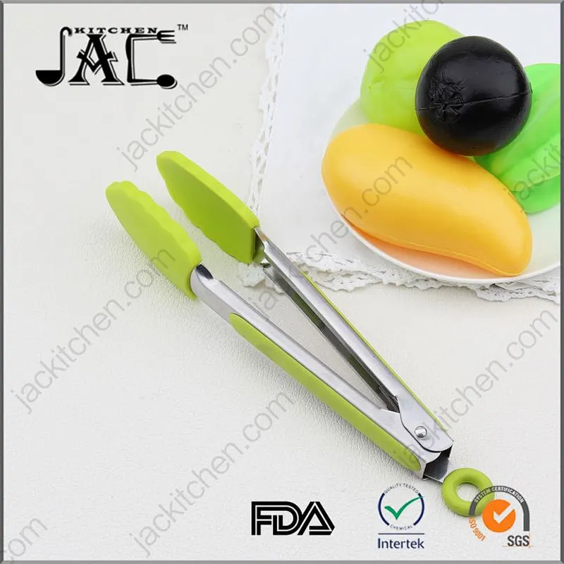 Top Selling Stainless Steel Pp Plastic Handle Tongs