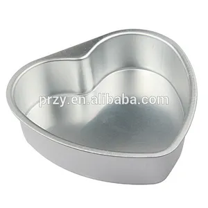 High quality heart shaped aluminium alloy microwave safe cake pan