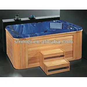 Foshan outdoor spa Wooden Big Size Adult bathtub Swimming Pool