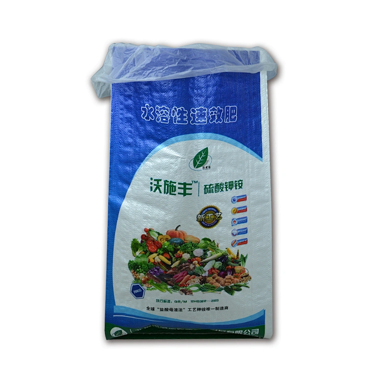 Custom wholesale pp woven manufacturer vegetables fertilizer bag 40kg