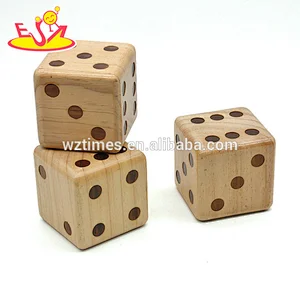 wholesale cheap funny wooden dice games for kids W01A307